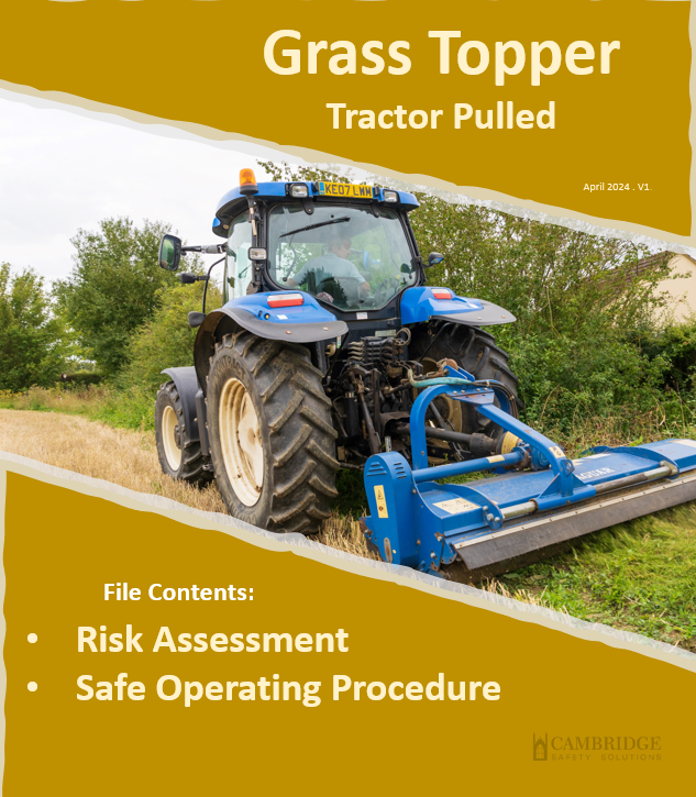 Grass Topper (Tractor Pulled) - Risk Assessment